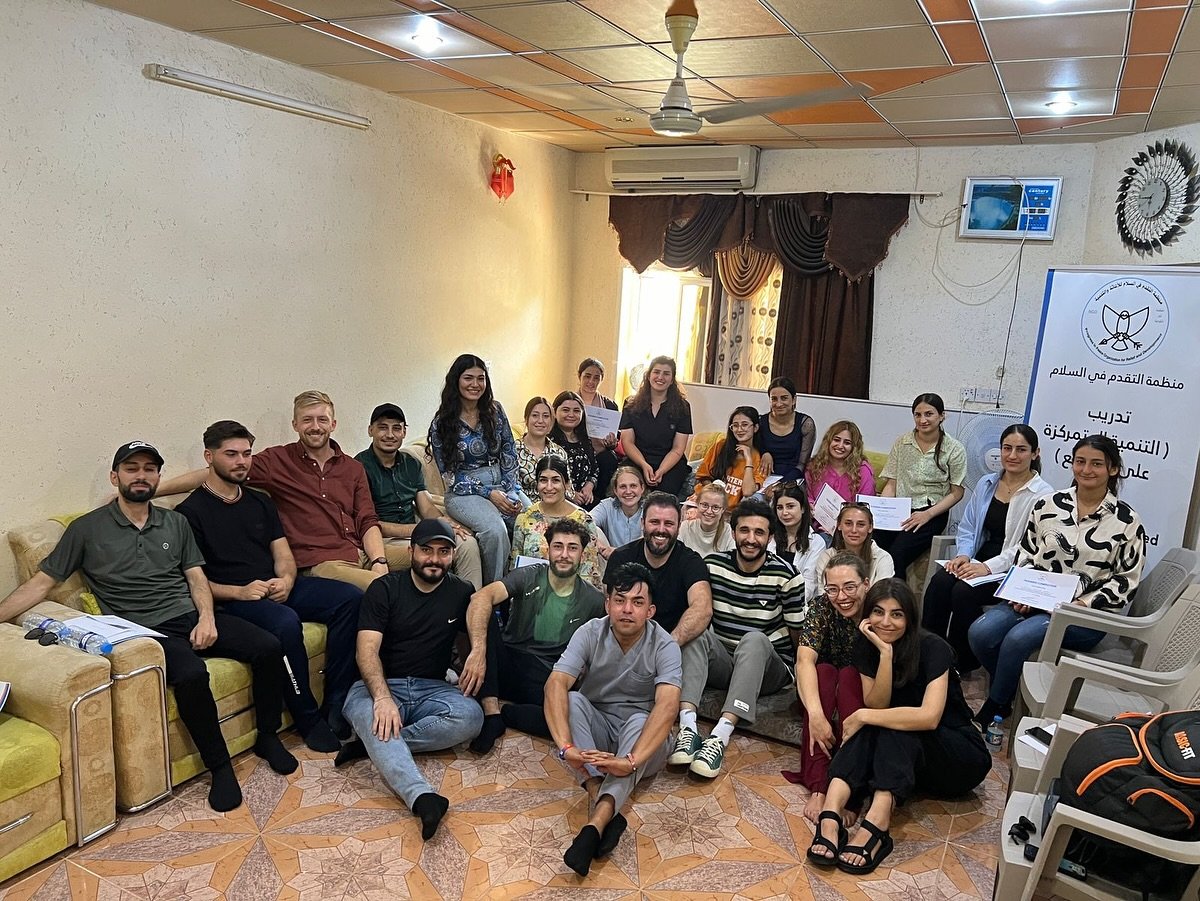 Participants during the Khanke training